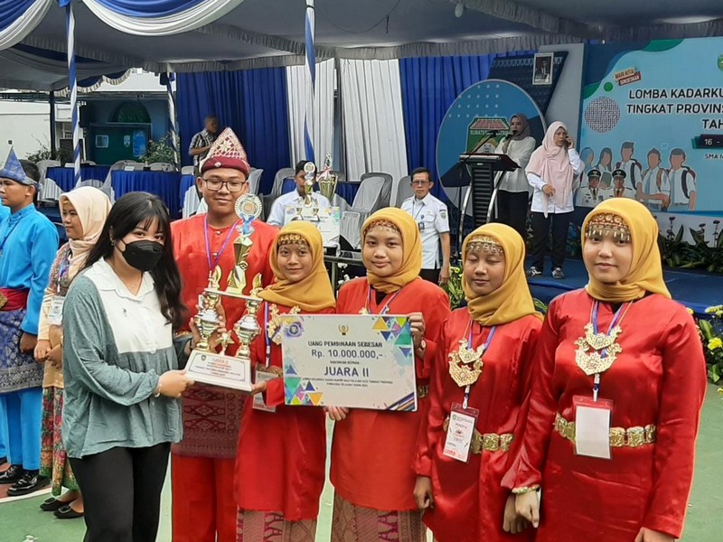 Juara 2 lomba Kadarkum tingkat Provinsi Sumatera Selatan